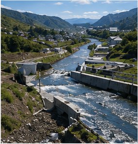河川工事のイメージ